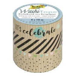 Folia 26446 scotch adhésif décoratif 10 m Multicolore