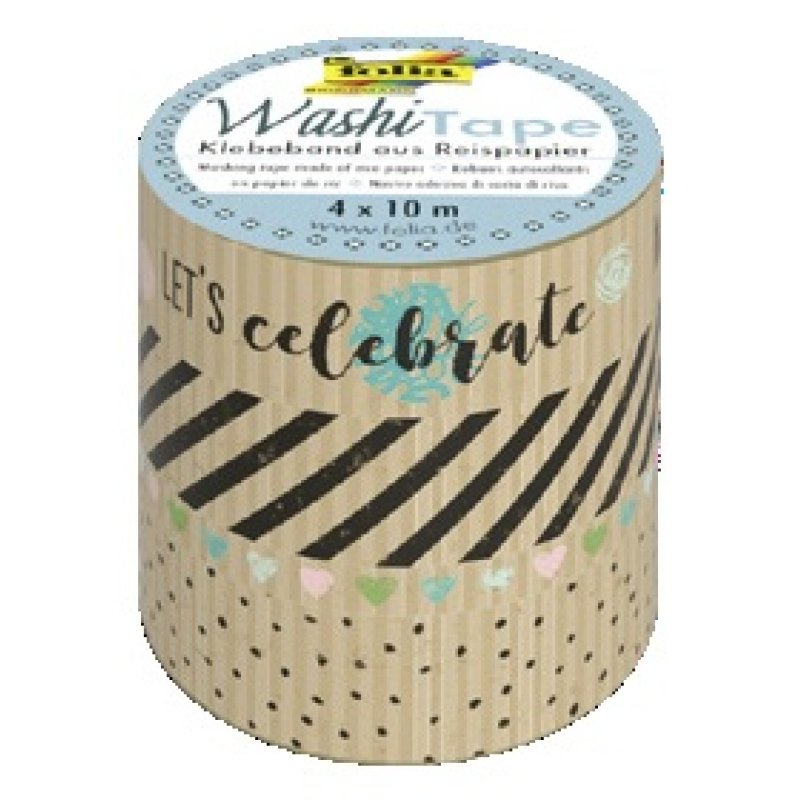 Folia 26446 scotch adhésif décoratif 10 m Multicolore