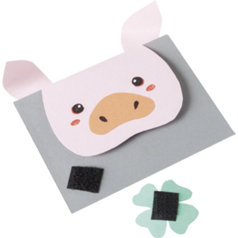 Folia 2303 hook/loop fastener Black 2 pc(s)