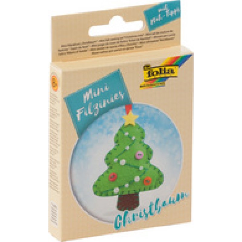 folia Mini kit de feutrine "Filzinies", bonhomme de neige