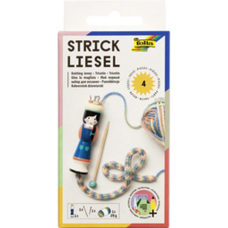 folia Tricotin, avec laine et aiguille à broder