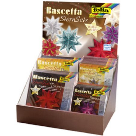folia Feuilles de papier à plier, Bascetta I, présentoir
