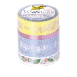 folia Ruban adhésif décoratif Washi-Tape "FOLLOW THE RABBIT"