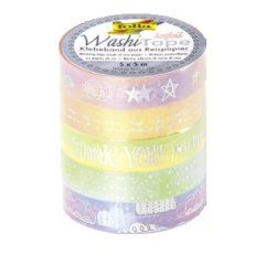 Folia 26449 scotch adhésif décoratif 5 m Multicolore