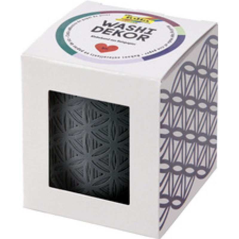 folia Bordure décorative décor Washi "FLEURS", blanc