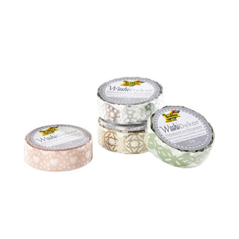 folia Bordure décorative décor Washi "PETITS COEURS", rose
