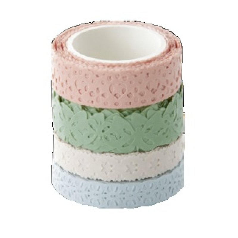 folia Bordure décorative décor Washi "Pastel", set de 4