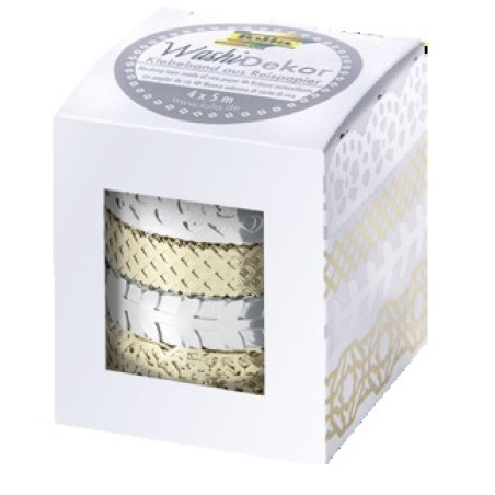 Folia 29402 craft tape 5 m Gold, Silver