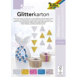 folia Carton à paillettes "GROS", 174 x 245 mm, 300 g/m2