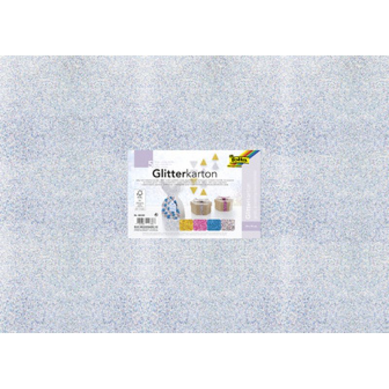 folia Carton à paillettes "GROS", 500 x 700 mm, 300 g/m2