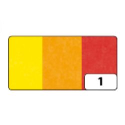 folia Papier de soie en rouleau, 500 x 700 mm, tons orange