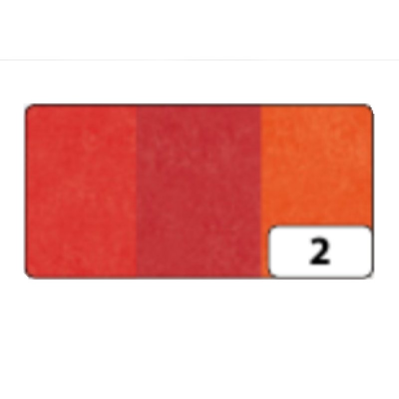 folia Papier de soie en rouleau, 500 x 700 mm, tons de rouge