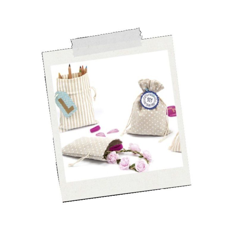 Folia 64102 emballage cadeaux Sac emballage cadeau Coton, Polyester