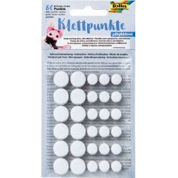 Folia 2306 Velcro Noir, Blanc 60 pièce(s)