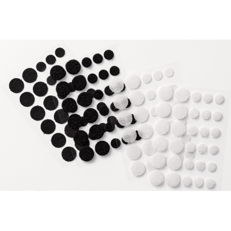 folia Pastilles auto-agrippantes "Mini", noir & blanc