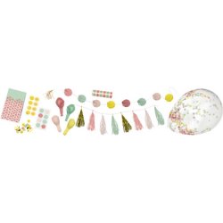 folia Box déco pour fête "Girls", 41 pièces