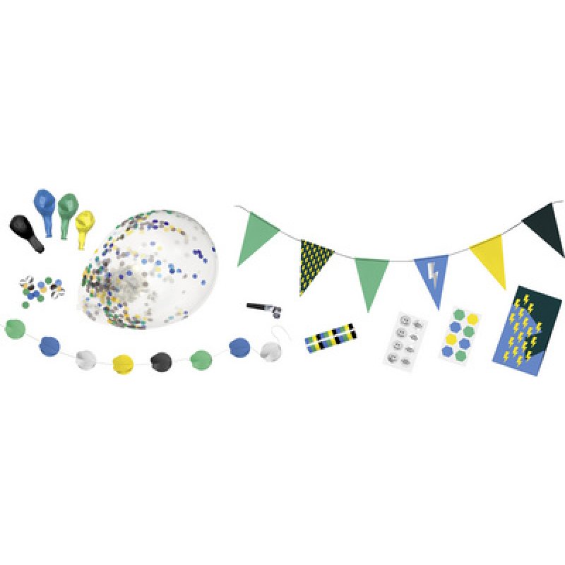 folia Box déco pour fête "Boys", 41 pièces