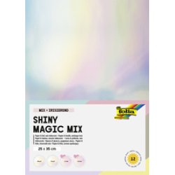 folia Assortiment de papier irisé, 250 x 350 mm