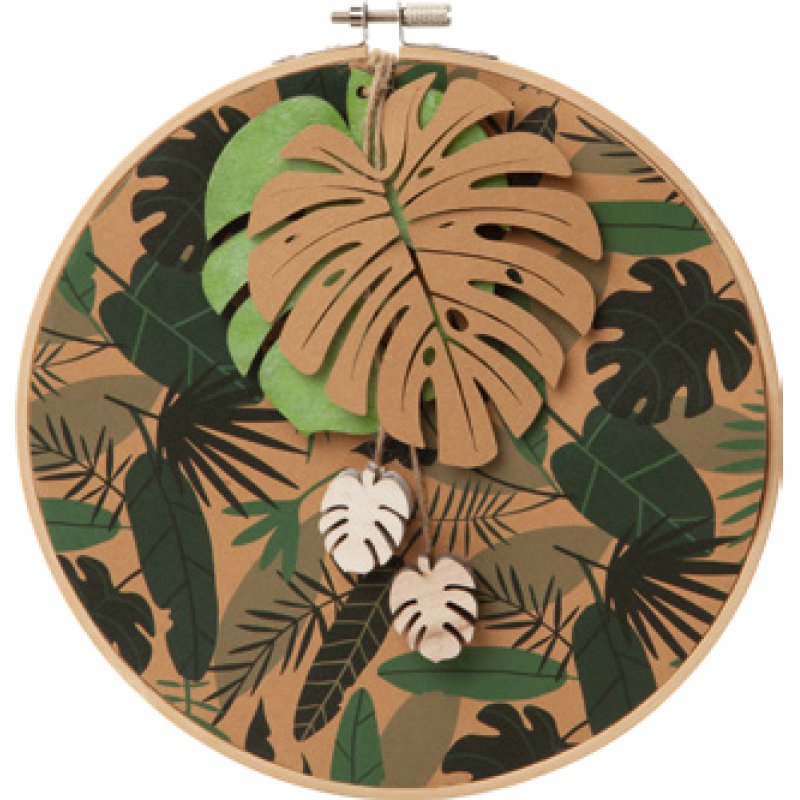 folia Bloc à motifs "Papier kraft II", A4, 20 feuilles