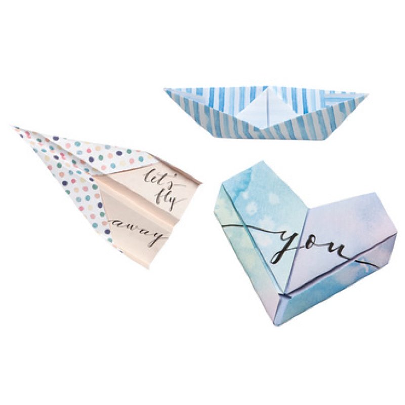 folia Feuille de papier à plier avec motif, A4, 50 feuilles