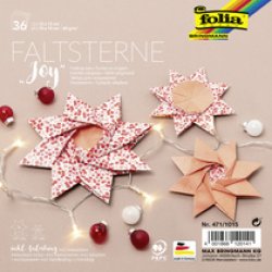 folia Set d'étoiles à plier "Noel" (technique Meissner)