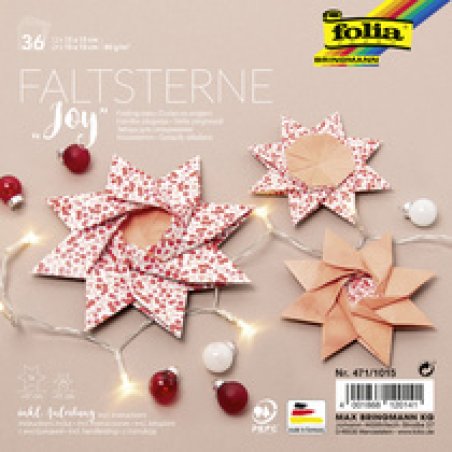 folia Set d'étoiles à plier "Noel" (technique Meissner)