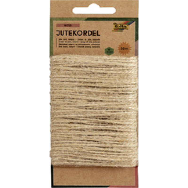 folia Cordon de jute, 20 m, naturel