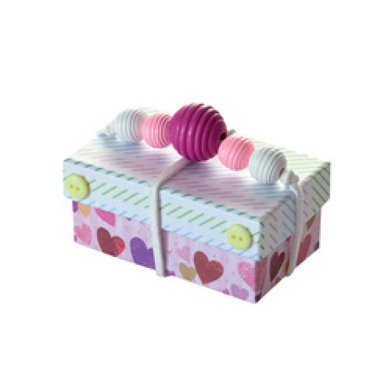 folia Perles en bois "Pastel", rond, assorti en 4 taillles