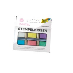 folia Tampon encreur set "Pastel", 6 couleurs assorties