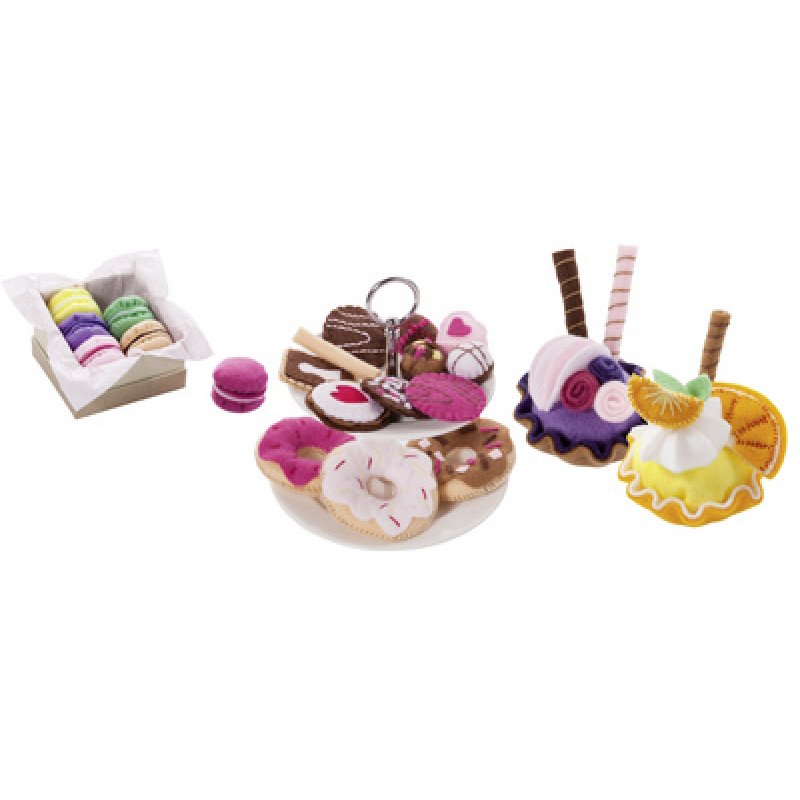 folia Kit pour bricolage en feutrine "Konditorei", assorti