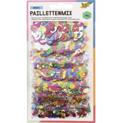 folia Mélange de paillettes ANNEE ENTIERE, 40 g, assorti