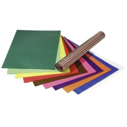 folia Papier transparent, (L)500x(H)700 mm, 42 g/m2, assorti