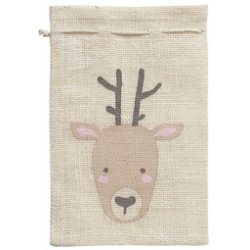 folia Sac en toile de jute "Renne", (L)170 x (H) 250 mm