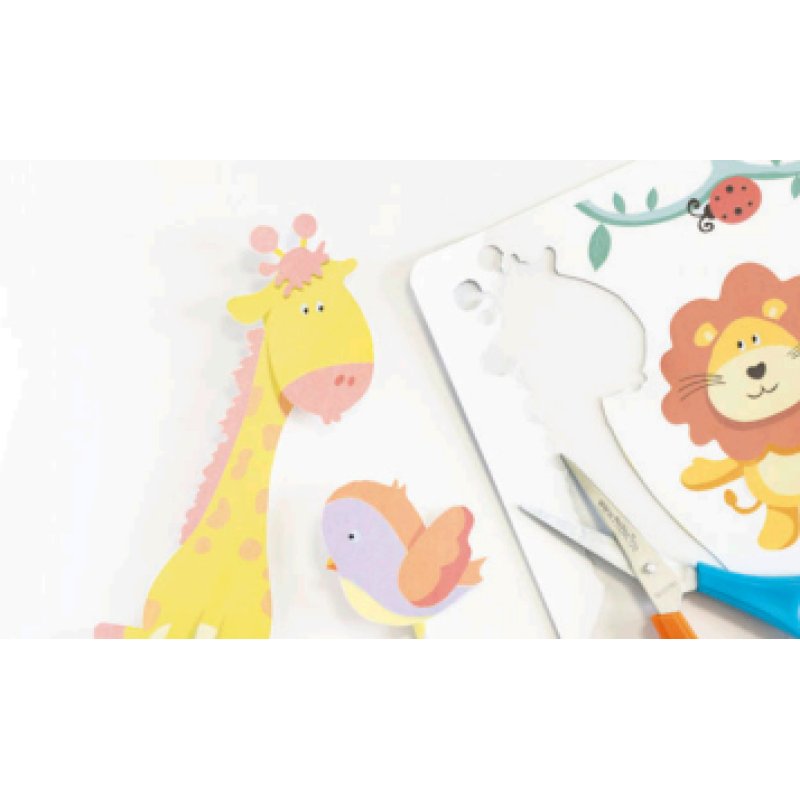 Folia 40611 papeterie Multicolore Pochoir art