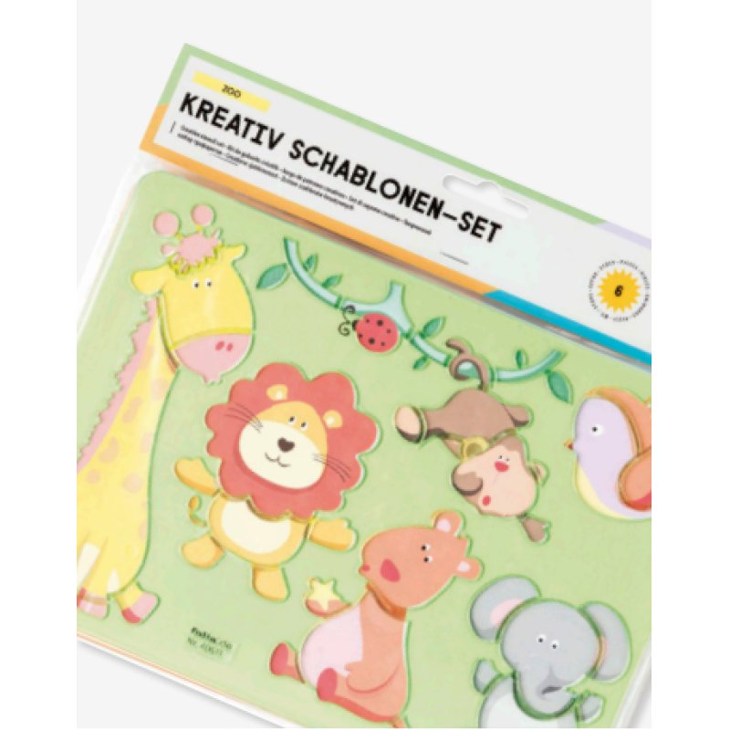 Folia 40611 papeterie Multicolore Pochoir art