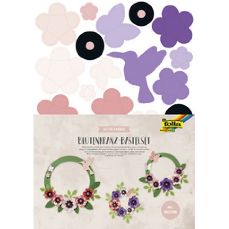 folia Kit de couronne de fleurs, pour 3 couronnes