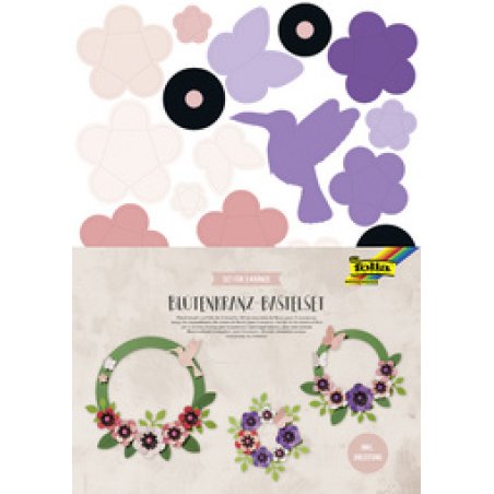 folia Kit de couronne de fleurs, pour 3 couronnes