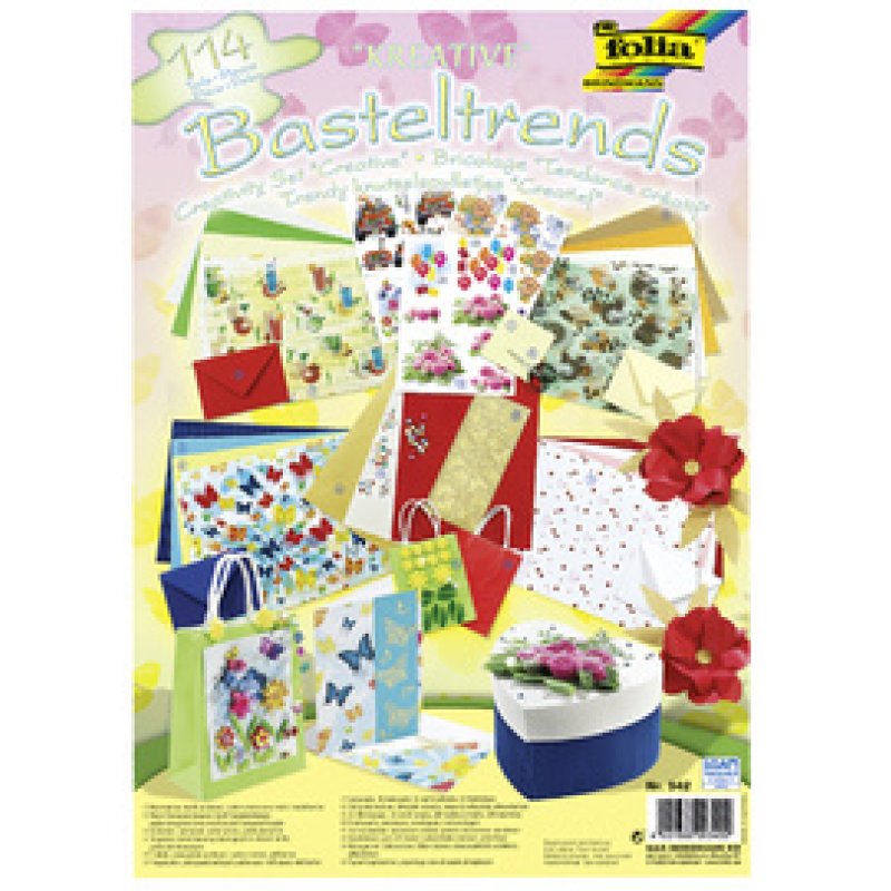folia Kit créatif Tendance de bricolage, 114 pièces