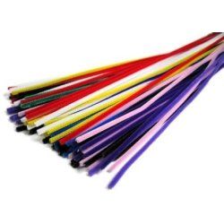 folia Fil métallique chenille (cure-pipe) PASTEL