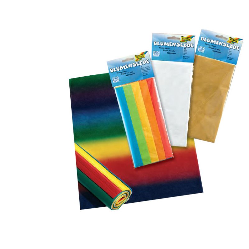 folia Papier de soie, (L)500 x (H)700 mm, orange