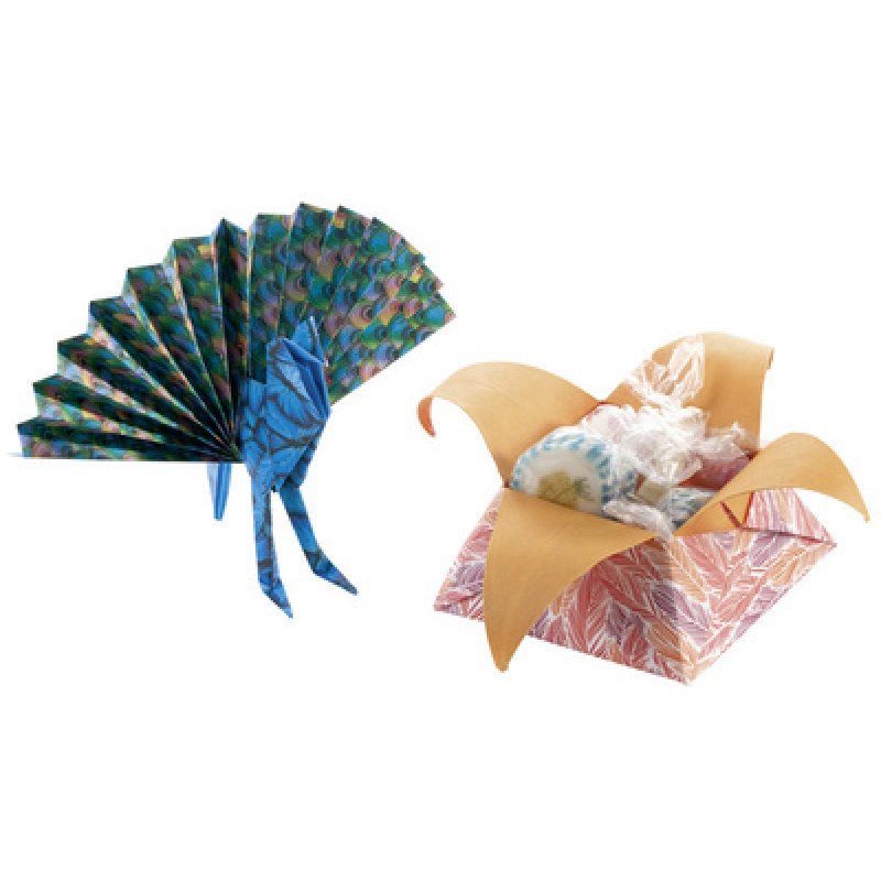 folia Feuille de papier à plier "Wildlife", 150 x 150 mm