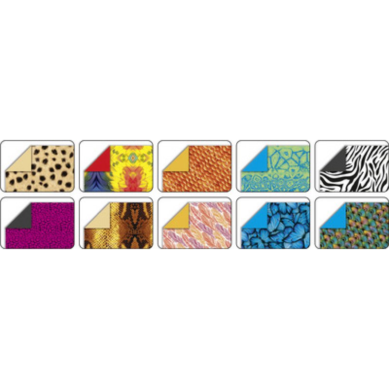 folia Feuille de papier à plier "Wildlife", 150 x 150 mm