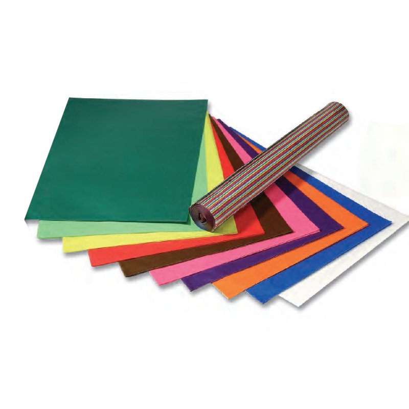 folia Papier transparent, 700 x 1.000 mm, bleu foncé