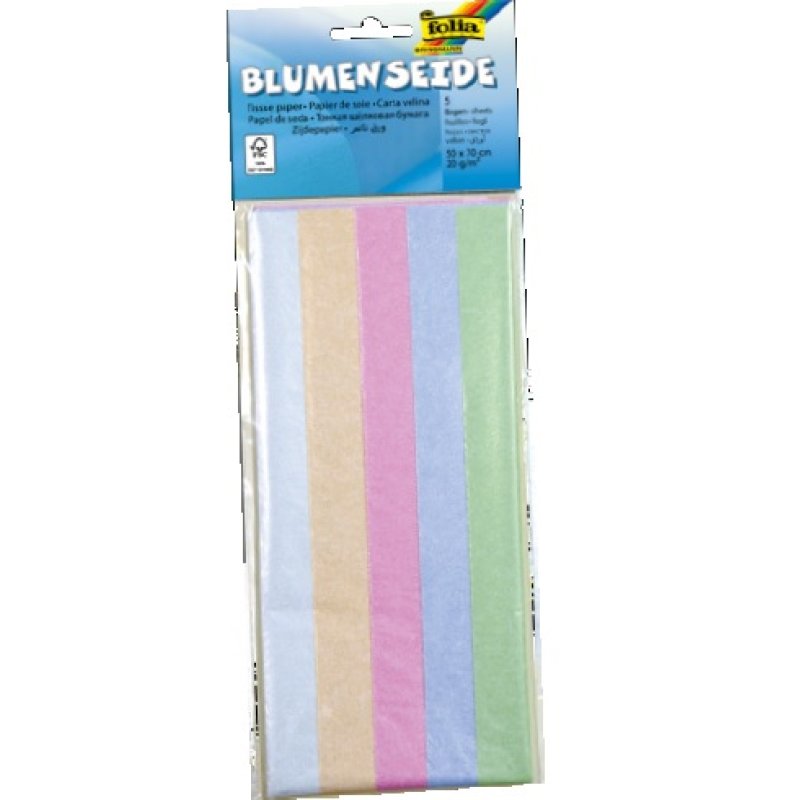 folia Papier de soie IRIDESCENT, 500 x 700 mm, assorti