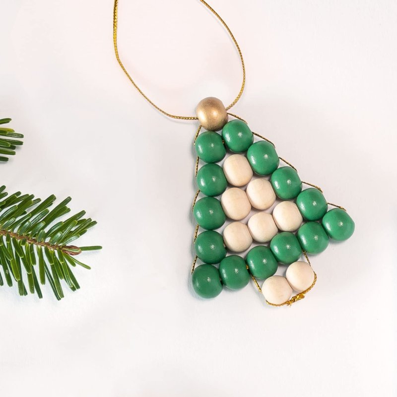 folia Kit Etoiles en perles en bois CLASSIC, 161 pièces