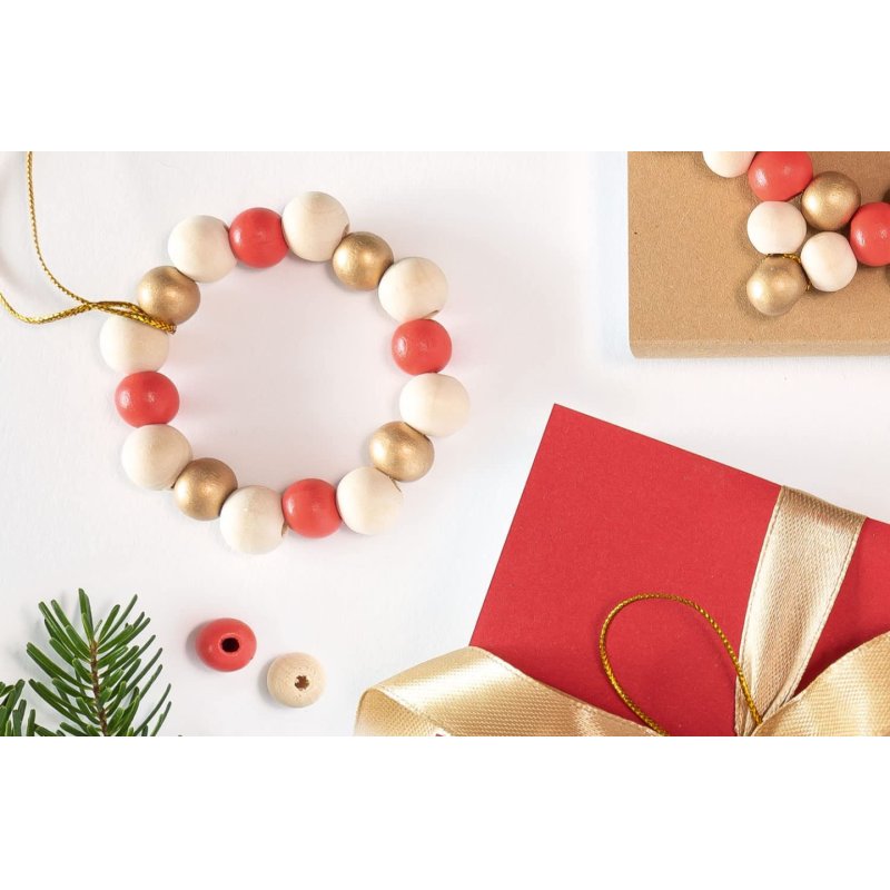 Folia 22521 beads Bead mix Wood Multicolour 160 pc(s)