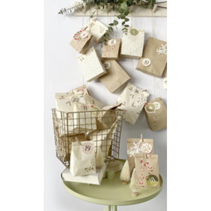 folia Kit pour calendrier de l'Avent FALALA, 97 pièces