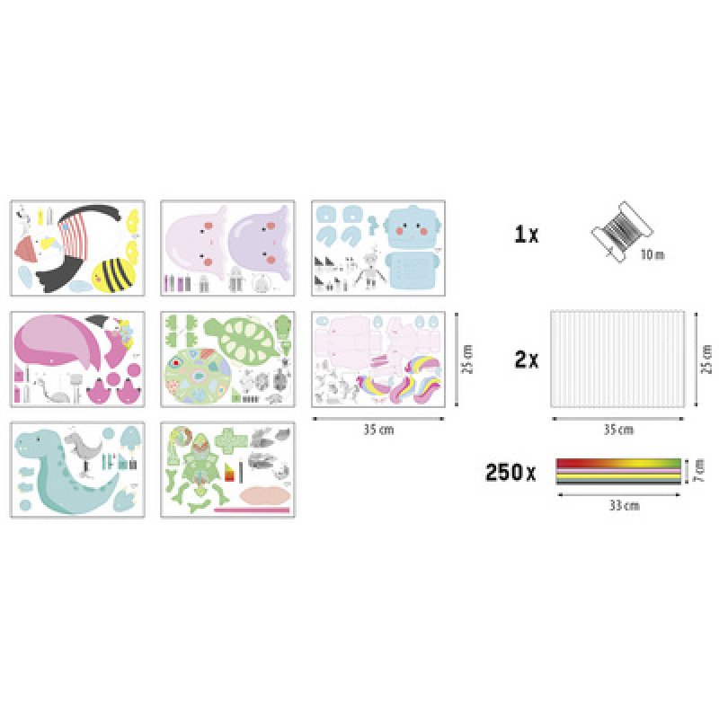 folia Kit de bricolage "CHARMING FRIENDS"