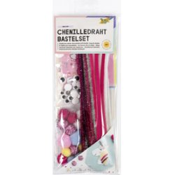 folia Kit d'activités en fil chenille UNICORN, 227 pièces