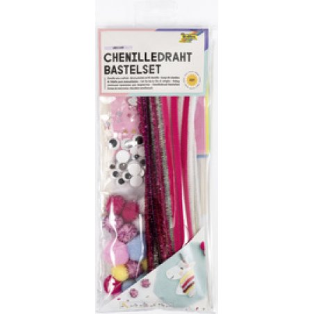 folia Kit d'activités en fil chenille UNICORN, 227 pièces